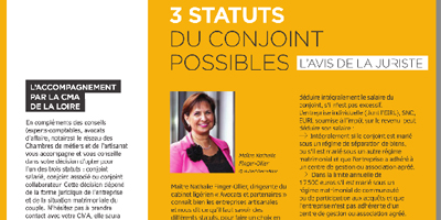 3 Statuts du conjoint possibles - l'avis de la juriste